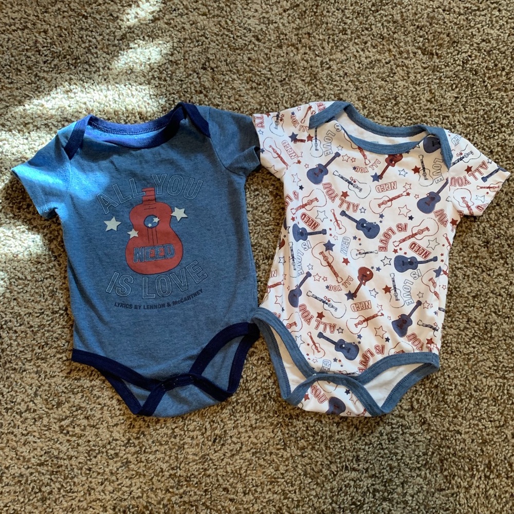 Lennon & McCartney baby onesie